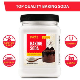 Roots Circle Baking Soda airtight seal keeps freshness and mess-free storage.