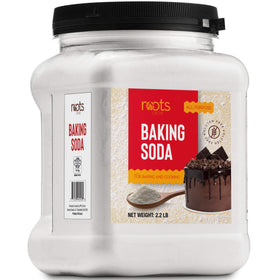 Roots Circle Baking Soda large container for bulk baking and everyday cooking.