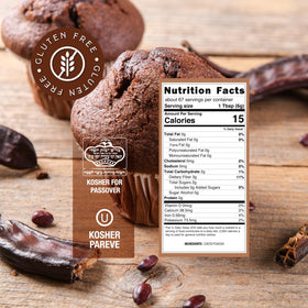 Roots Circle carob powder kosher-certified option for inclusive kitchens.