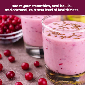Roots Circle flaxseeds in smoothies boost Omega-3 and fiber