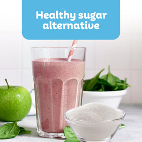 Roots Circle dosing spoon enables precise, low-glycemic sweetness.