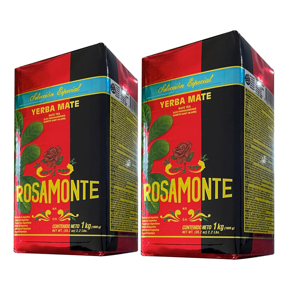 Rosamonte Special Selection 2-pack packshot for premium yerba mate use