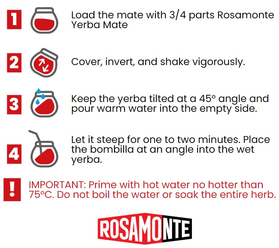 Rosamonte Special Selection Yerba Mate Suave mate gourd with bombilla for traditional gatherings.