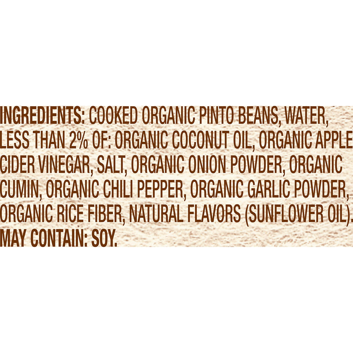 Rosarita Organic Refried Beans, microwaves or stovetop heat for weeknight dishes.