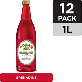 Rose's Grenadine packaging highlights a legacy trusted by bartenders.