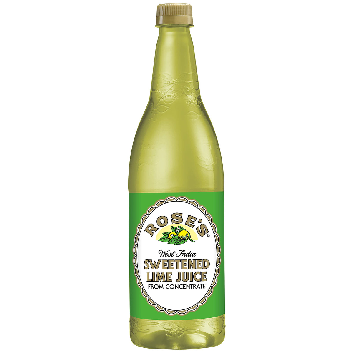 Rose's Lime Juice pack of 12 bottles for home bar setups.