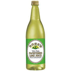 Rose's Lime Juice pack of 12 bottles for home bar setups.