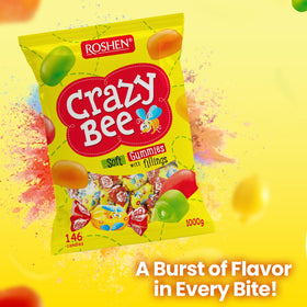 Roshen Jelly Candies as a convenient travel snack on the go