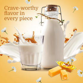 Roshen Korivka Milk Fudge with liquid centre, a playful contrast for dessert lovers