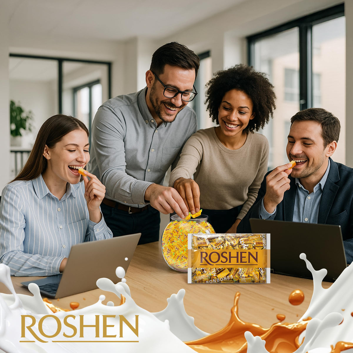 Roshen Korivka Milk Fudge two-pack, convenient for stocking up and gifting