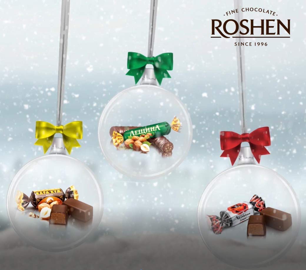 Roshen Krasniy Mak individually wrapped bars for convenient snacking