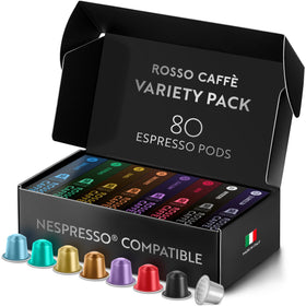 ROSSO CAFFÈ espresso pods for Nespresso Original machines deliver cafe-quality convenience at home.