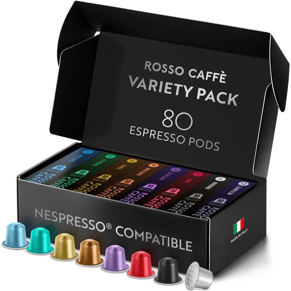 ROSSO CAFFÈ espresso pods for Nespresso Original machines deliver cafe-quality convenience at home.