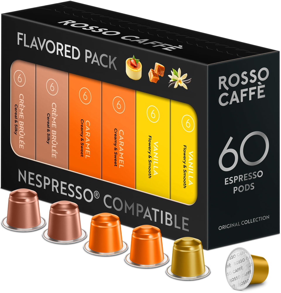 ROSSO CAFFÈ Vanilla pods showcase smooth aroma for a dessert-inspired espresso