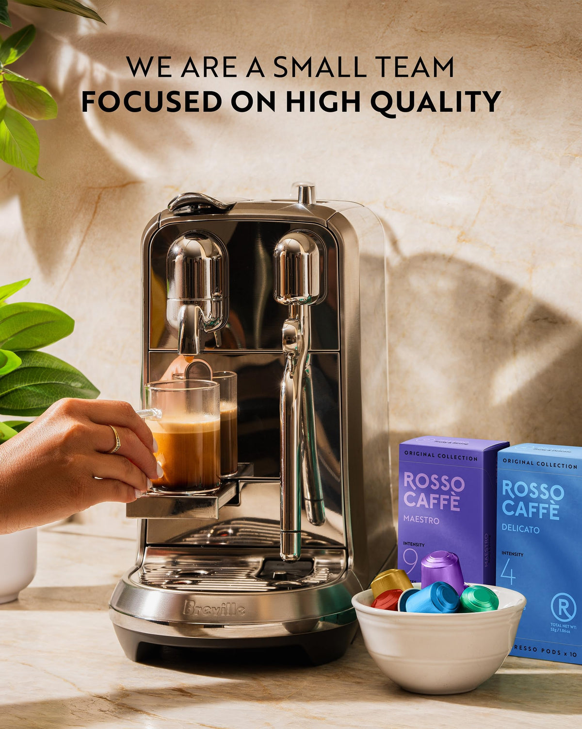 ROSSO CAFFE beans sourced and roasted across regions