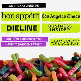 Natural color derived from fruits and vegetables in Rotten Original Gummy Worms