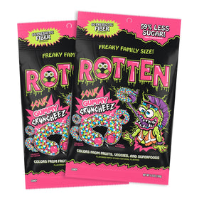 Rotten Sour Gummy Cruncheez 2-pack front view for sharing