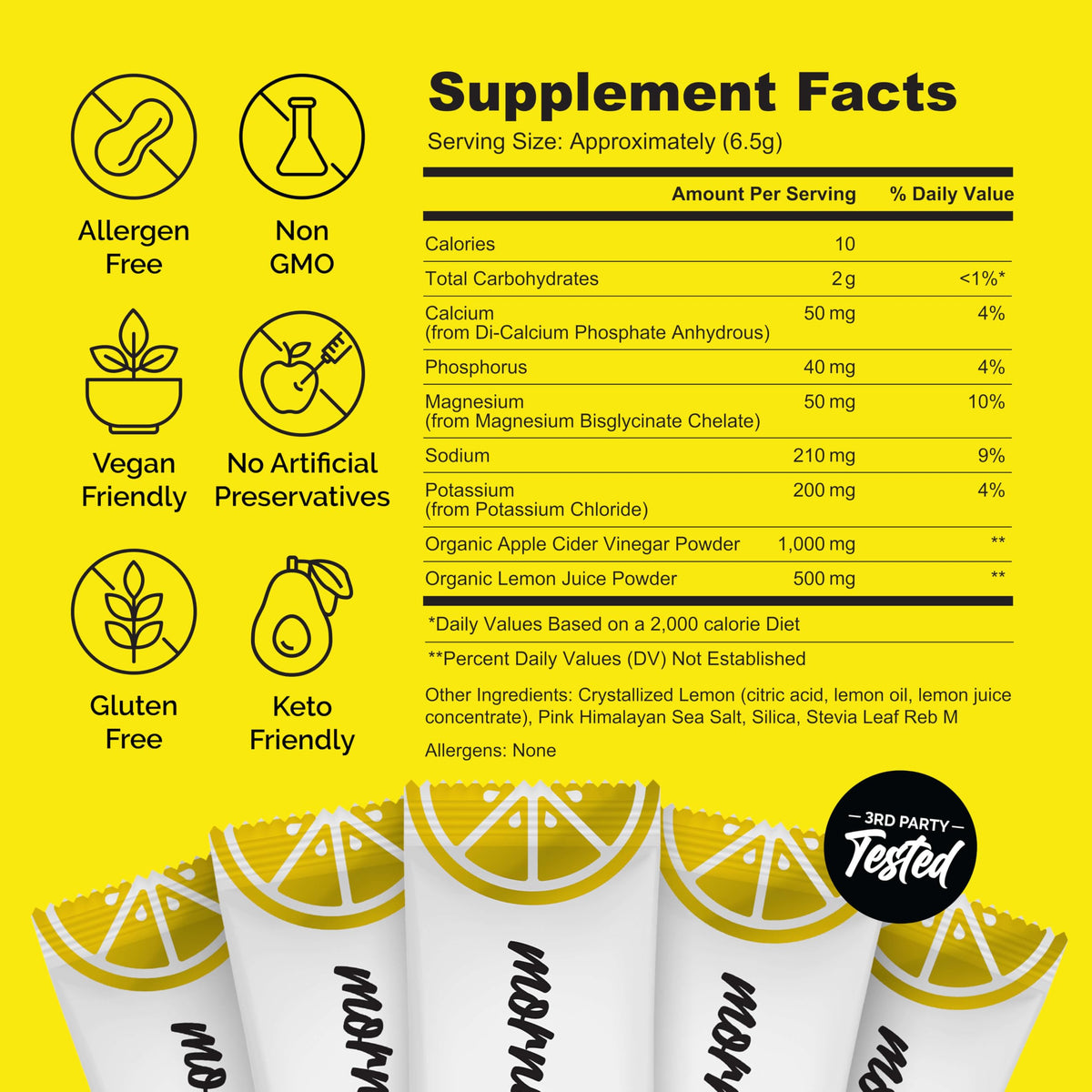 ROUTINE lemon tart flavor: refreshing citrus sip for a quick morning pick-me-up.