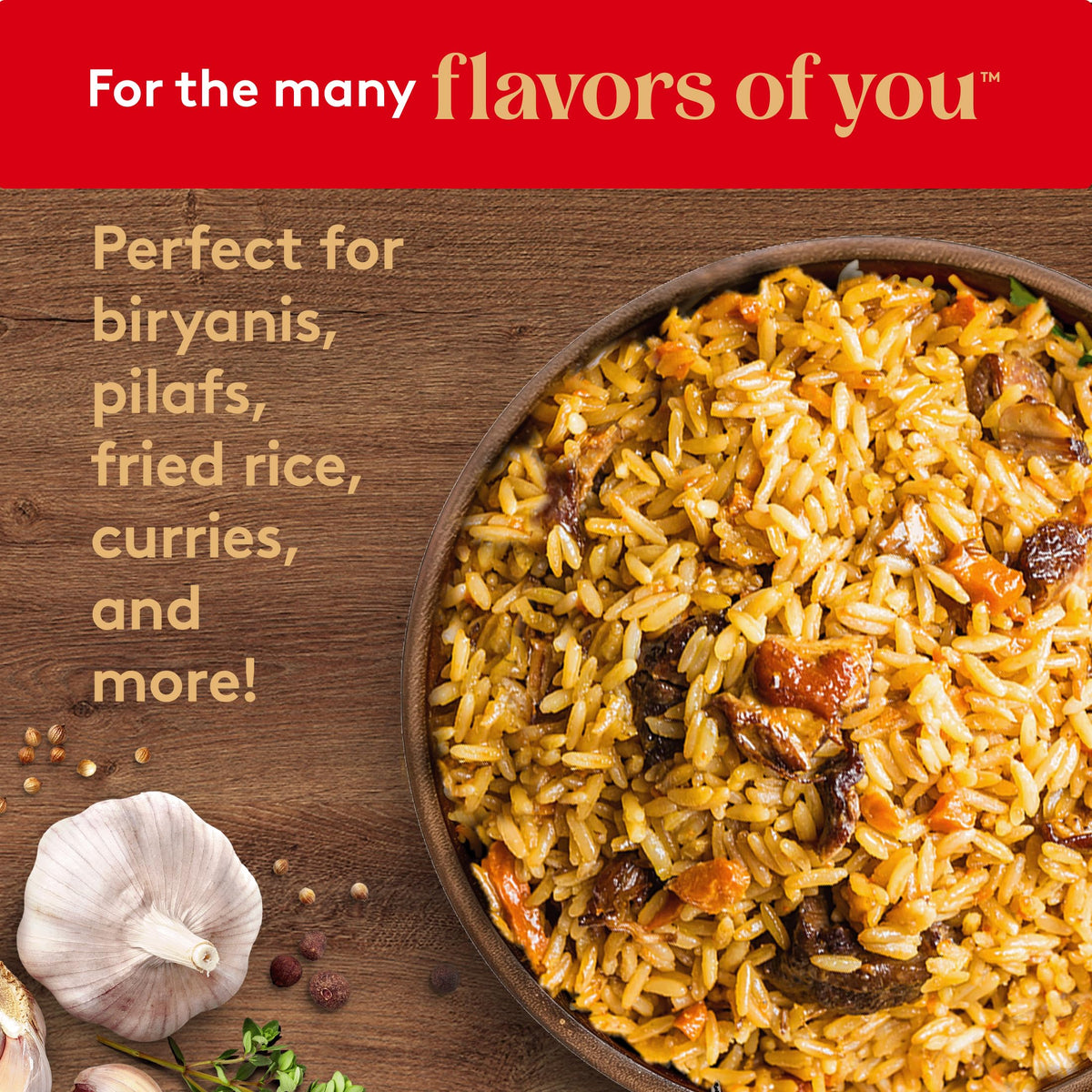Aromatic Royal basmati rice simmering, hinting at its non-sticky, fluffy texture.