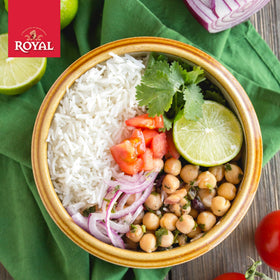 Cooked Royal Chef's Secret Basmati Rice fluffy with pearl-white shine