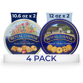 Royal Dansk Garden Cookie Collection tin with lemon flower cookies for a bright moment