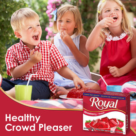 Royal Gelatin ingredients close-up shows natural components