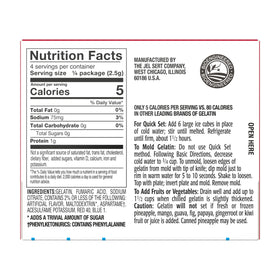 Royal Gelatin sugar-free variety-pack display shows all flavors