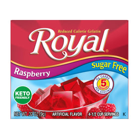 Royal Gelatin sugar-free served as dessert cup, simple portioning