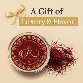 Royal Gold Saffron jar in a cozy kitchen elevates dishes.