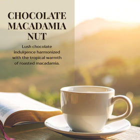 Royal Kona Coffee for Royalty chocolate macadamia grounds evoke rich aroma