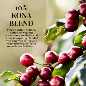 Royal Kona Hawaii aloha flavor label suggesting versatile brew options.