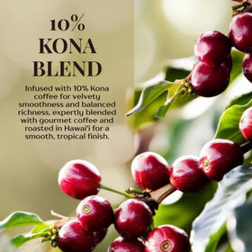 Royal Kona coffee harvest on volcanic slopes evokes Hawaiian terroir in every sip.
