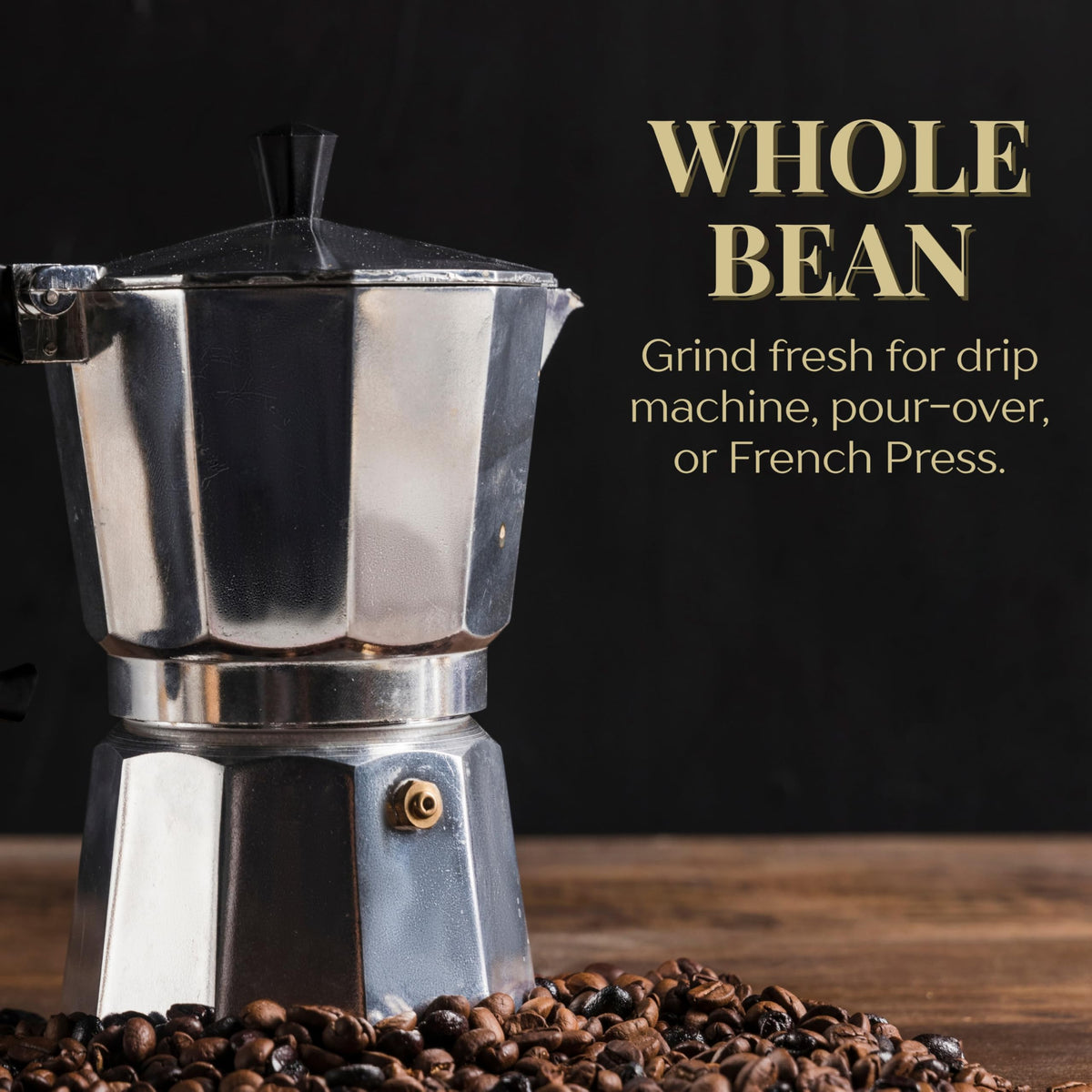 Royal Kona Coffee medium roast brew showcases a balanced, full-bodied profile.