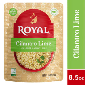 Royal ready-to-heat rice on a kitchen counter suggesting quick weeknight dinners