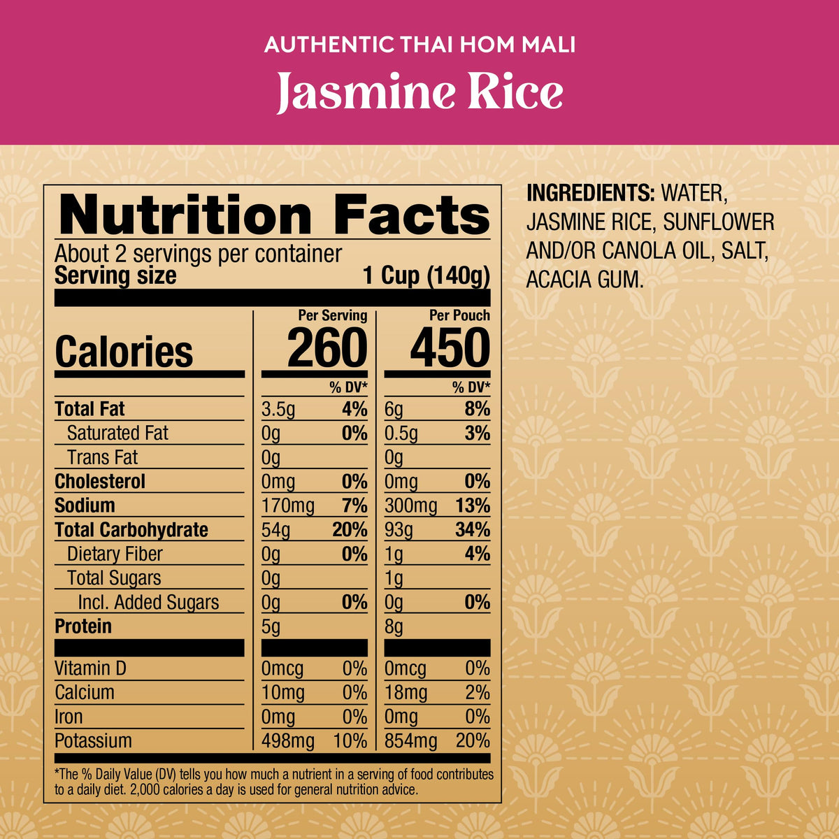 Royal microwave-ready rice pouch shows 90-second cook time for convenience.