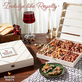 Royal Nuts individually sealed portions lock in freshness for gatherings.
