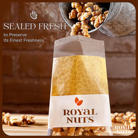 Royal Nuts protein-rich snacks offer a satisfying healthy option.