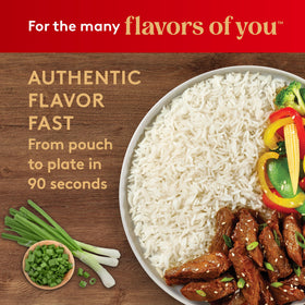 Royal ready-to-serve pouch fits busy weeknight dinners.