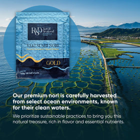 Royal Seafood Distribution nori sheets – great for ramen garnish and soups.