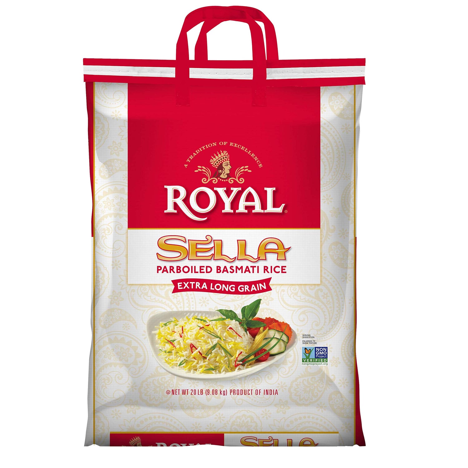 Royal Sella rice in Himalayan fields, authentic aroma and long-grain quality.