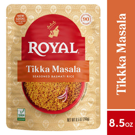 Display of Royal world flavors ready-to-heat varieties for inspiring meals.