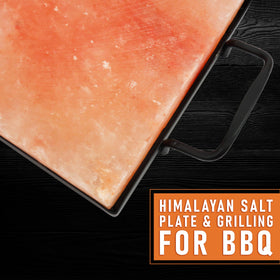 RoyalHouse Himalayan salt block roasting vegetables with even heat and mineral notes.