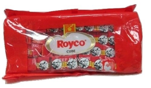 Royco Beef Cube Seasoning 40x4g package boosts rich beef flavor for quick meals.