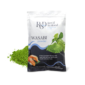 Royal Seafood rsd premium wasabi powder in 1lb package ready to flavor sushi