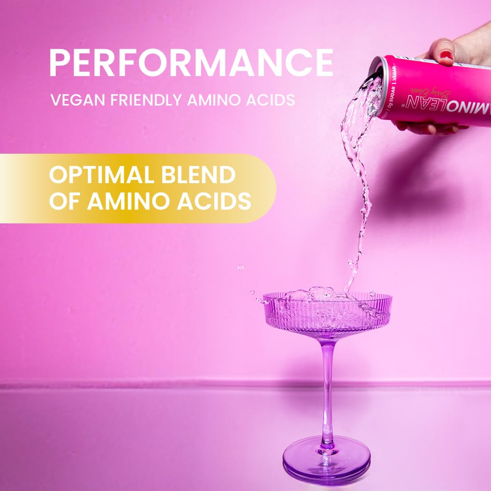 RSP NUTRITION AminoLean Energy Drink carbonated liquid appearance looks refreshing and sugar-free.
