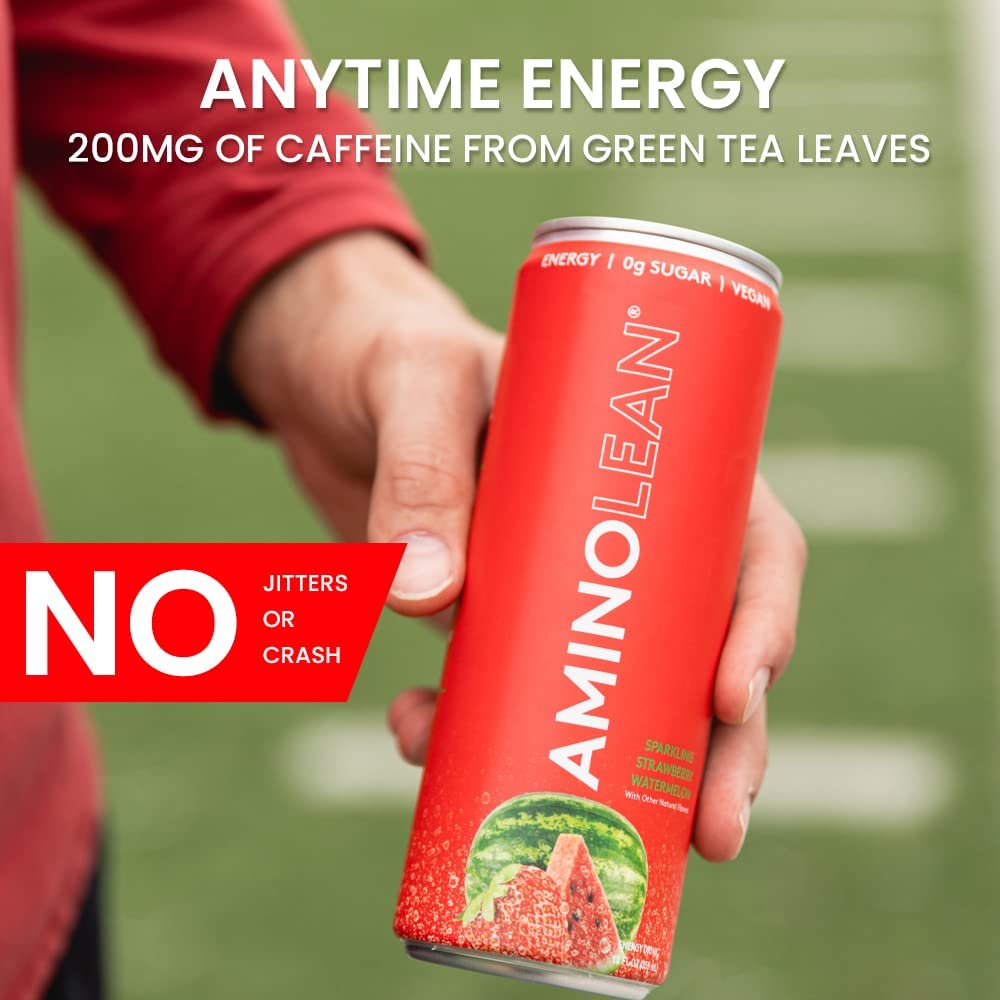 AminoLean packaging on table appeals to health-conscious shoppers.