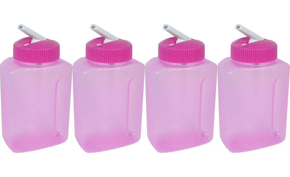 Rubbermaid juice box pink 8.5 oz 4-pack, reusable option for on-the-go lunches
