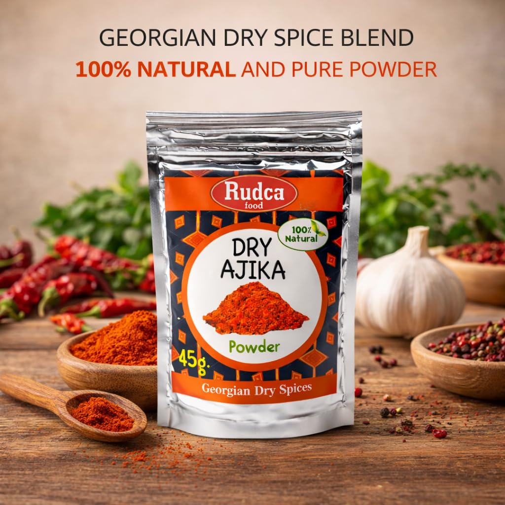 Rudca Food Georgian spice blend in a bowl for traditional dishes