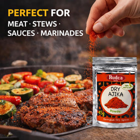 Rudca Food spice drawer shows convenient 20g to 50g packaging