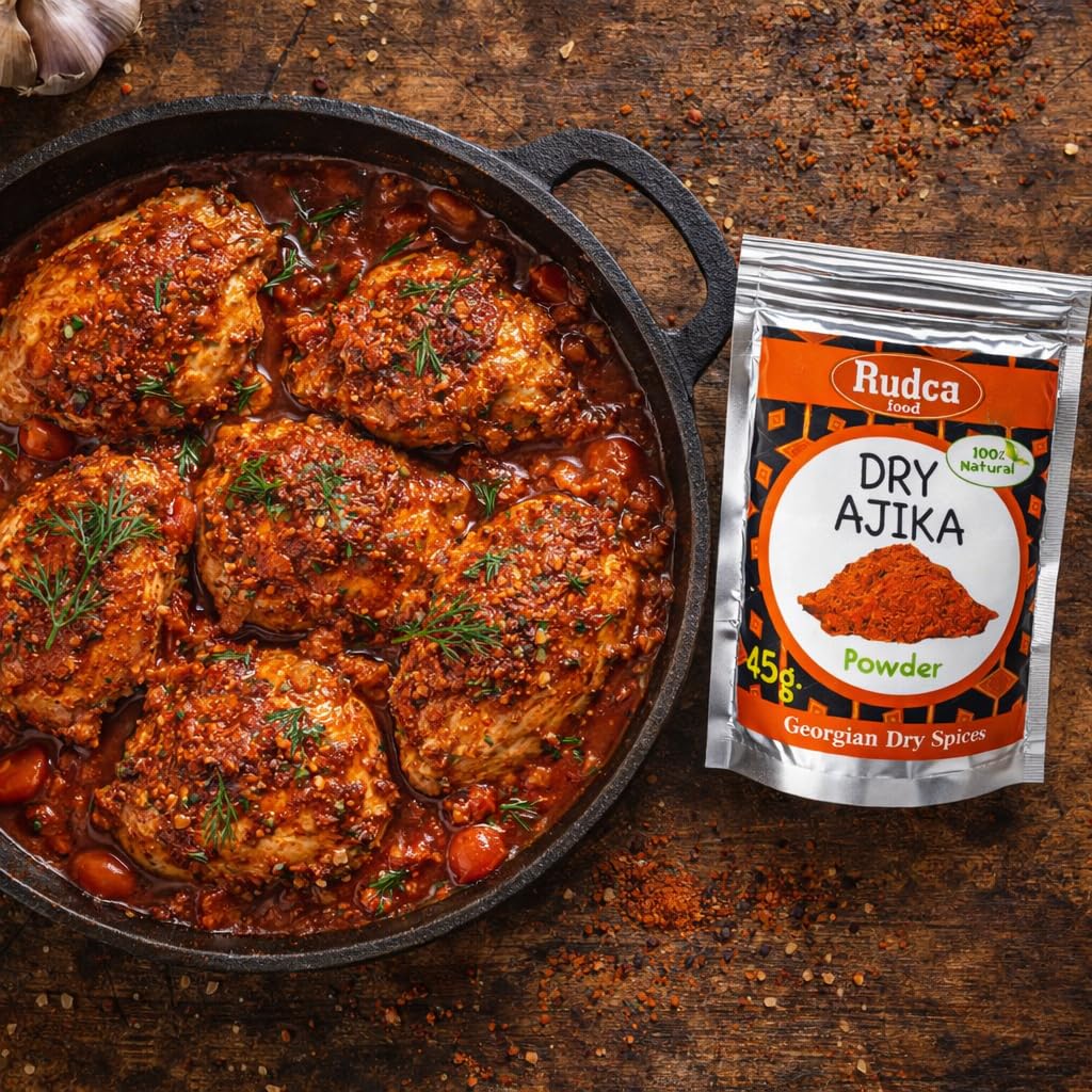Rudca Food vibrant spice colors close-up inviting bold cooking